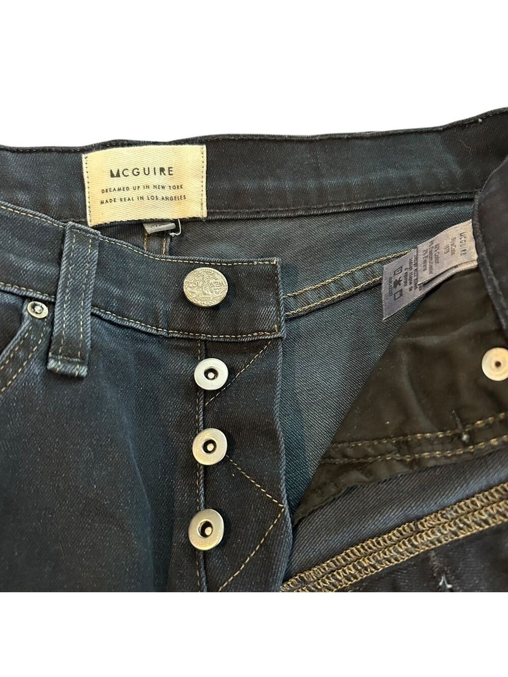 McGuire Dark Wash Bootcut Denim - Picture 5 of 13